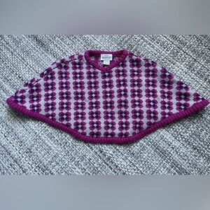 Little Maven shawl poncho cover up cape size 18-24 months Pullover toddler girls